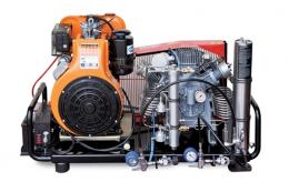 W32 Mariner Diesel Avviamento Elettrico - Stazione di Ricarica - Compressore Sub -  Alkin Compressors Italia